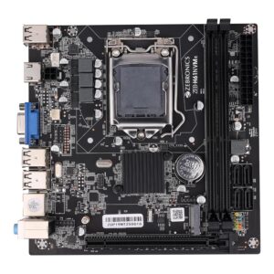zebronics h61 nvme micro atx motherboard for lga 1155 socket, supports intel 2nd & 3rd generation processors, m.2 slot, 5.1 audio, ddr3 1600 mhz, ports (rj45 | sata | usb | hdmi)